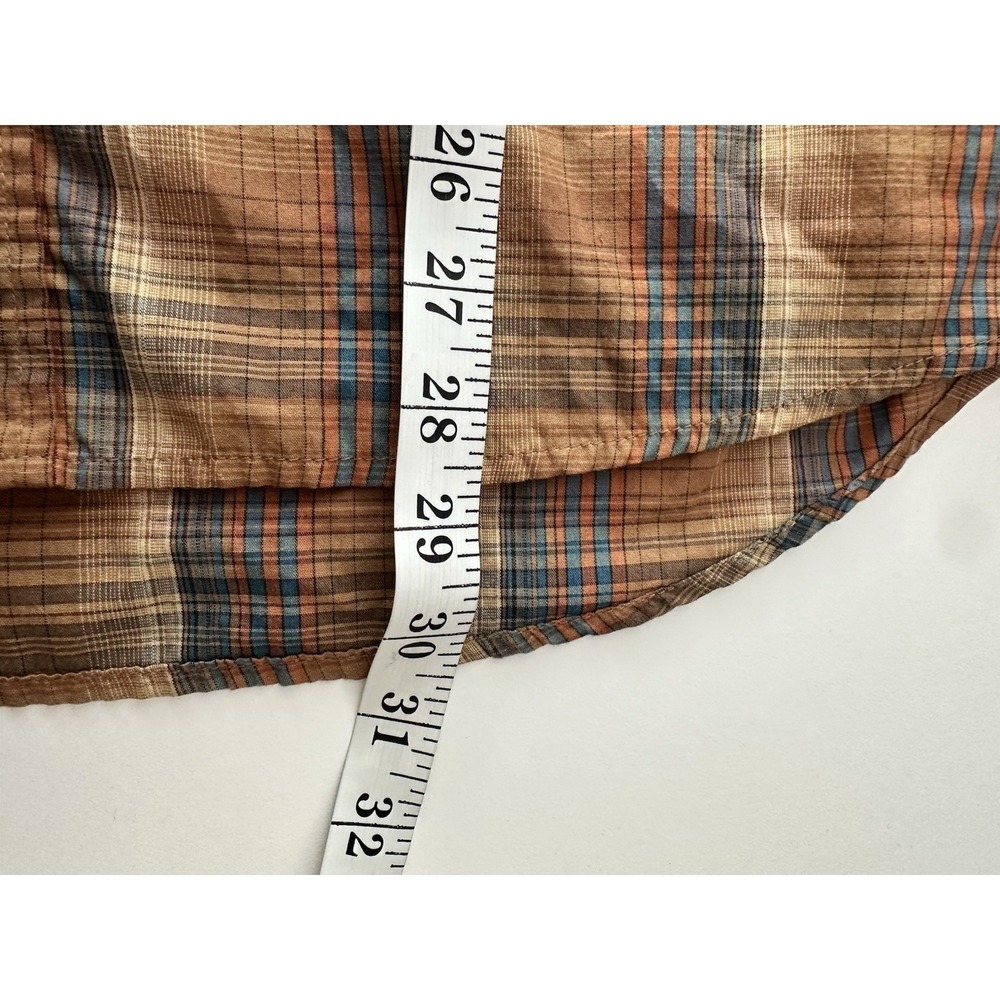 Brixton Shirt Mens Large Plaid Long Sleeve Button Front Classic - Picture 9 of 9